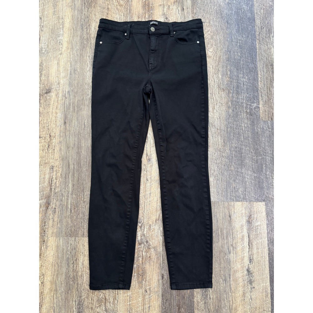 Buffalo David Bitton Hanna High Rise Skinny Jeans Black Soft Stretch 8/29